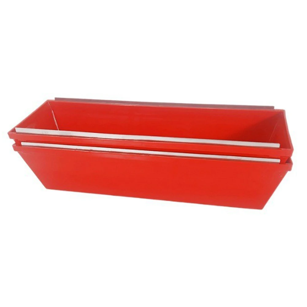 Plastic Drywall Mud Pan with Scraping Bar Plastic Mud Pan Spatula Drywall Mud Pans Drywall Tray for Quicker Knife Cleaning