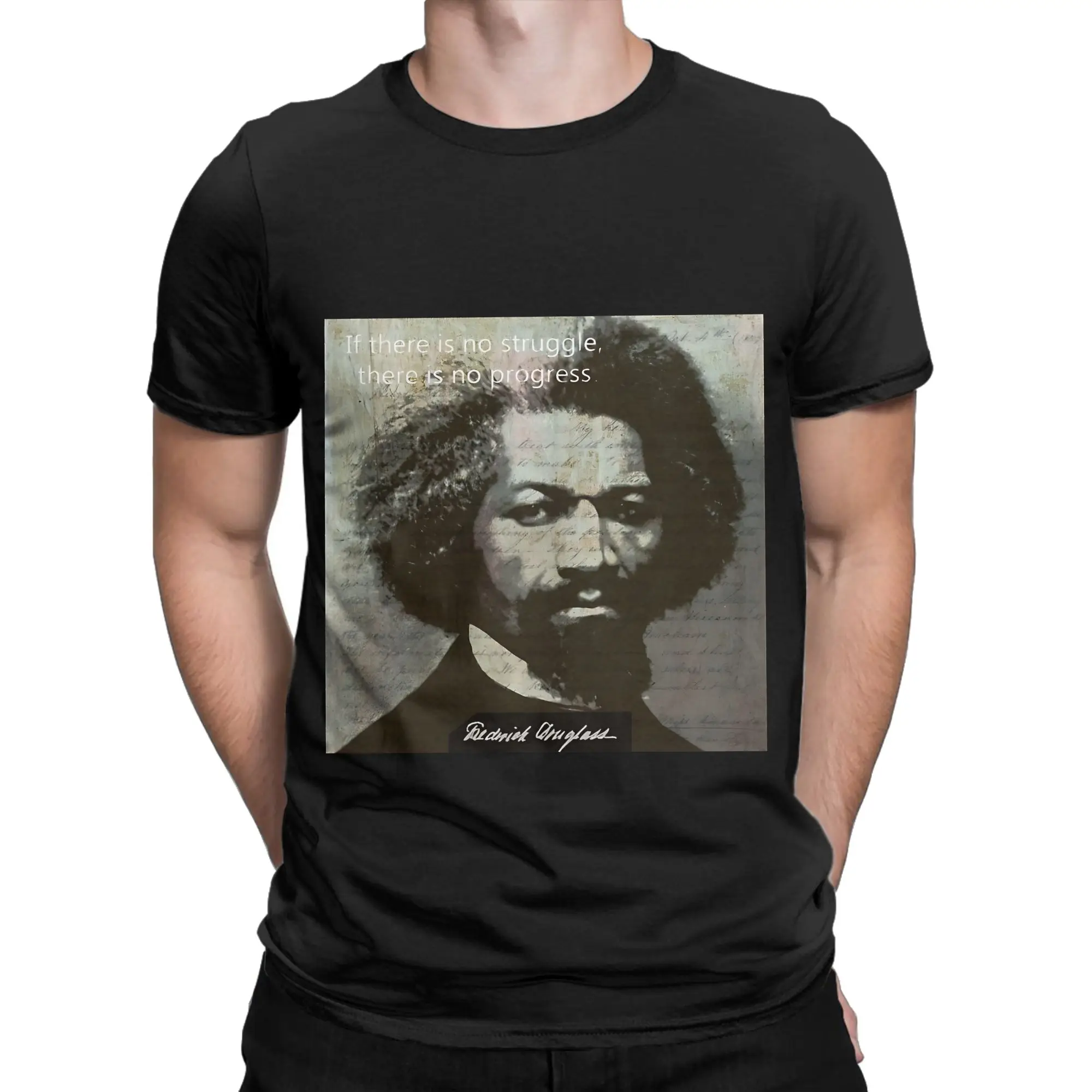 Frederick Douglass Novelty 100% Cotton T-Shirt Frederick Douglass Tops Tees For Men