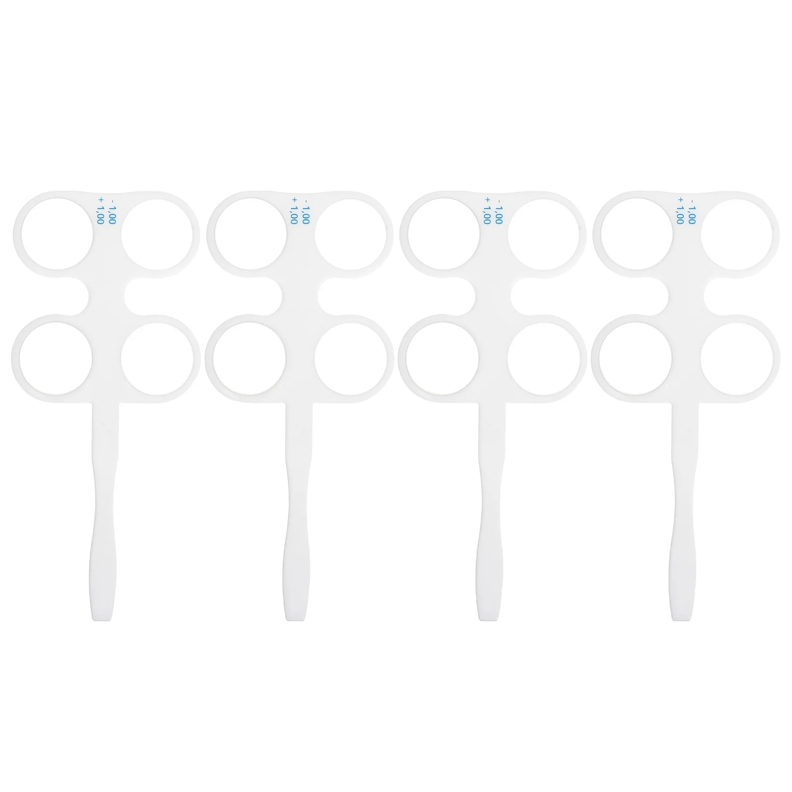 4Pcs Optometry Instrument Flippers 50 100 150 Vision Training Flipper Eye Coordination Optometry Supplies