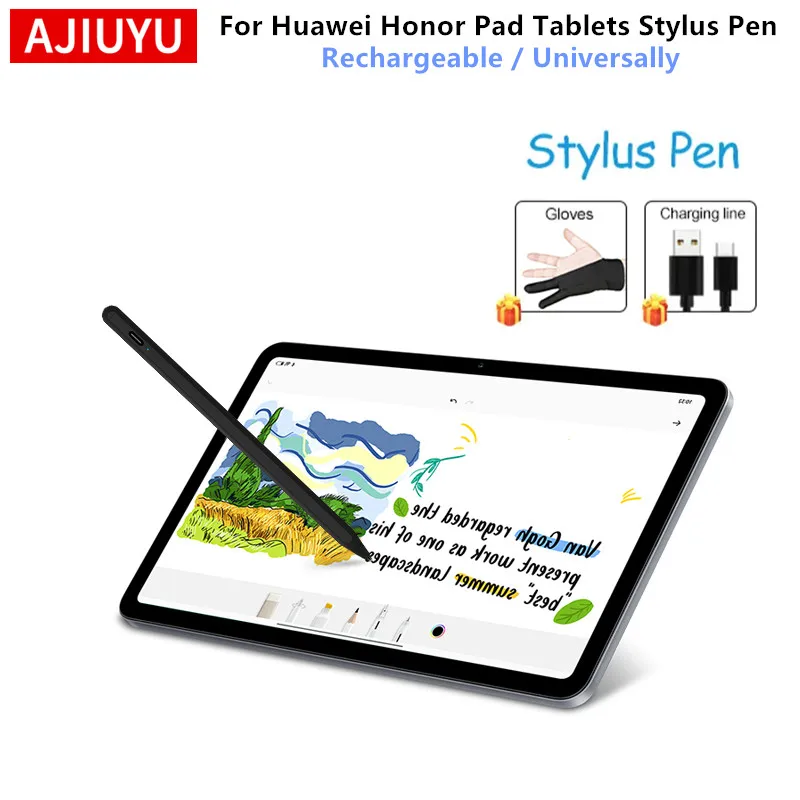 Stylus Pen For Honor Pad X7 8.7 9 10 20 X8a X8B X9A X8 Pro Pencil Huawei Matepad Mini 8.8 SE 11 Tablets Touch Pen Rechargeable