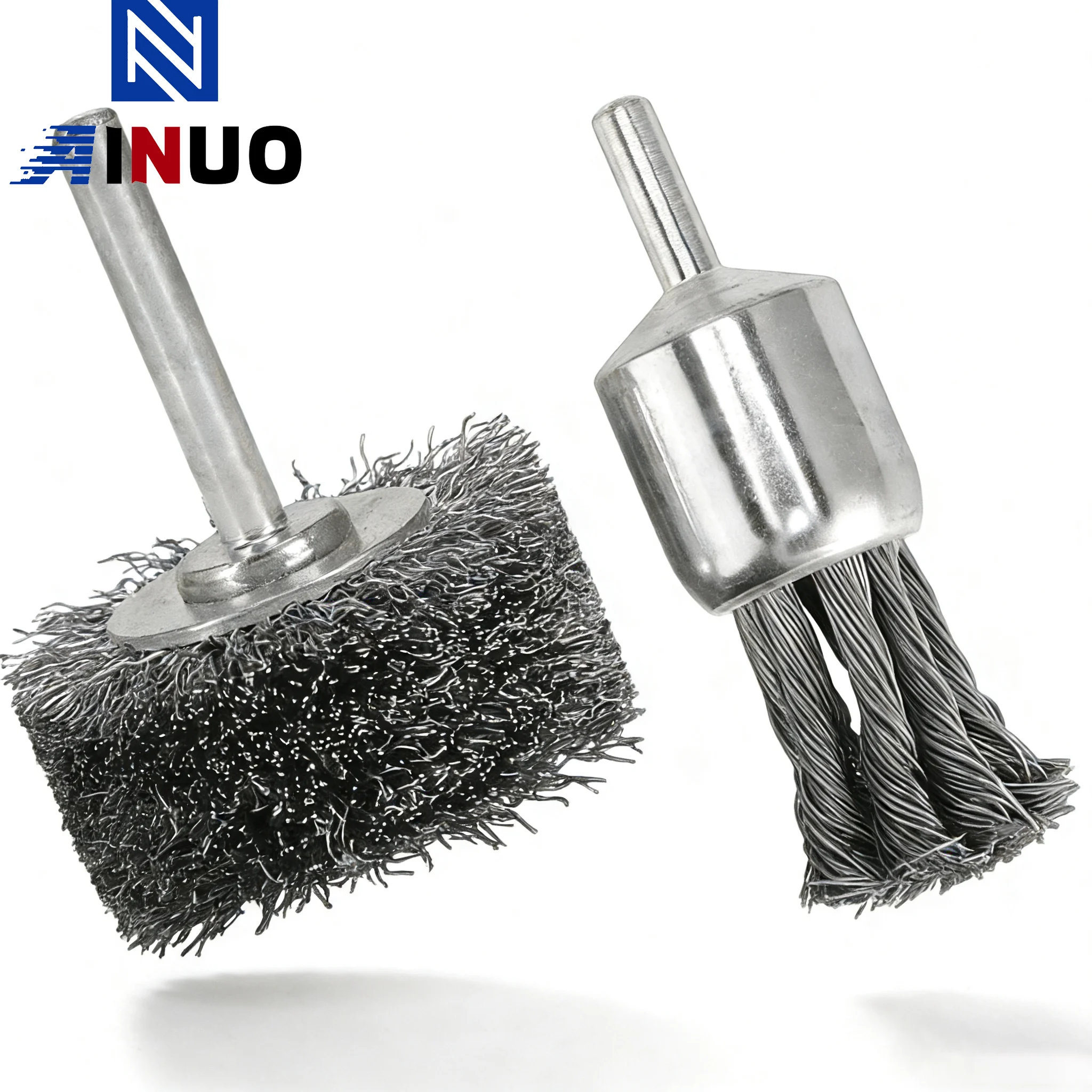 

Knotted Wire Wheels Wire Brush Wheel High Hardness Stainless Steel Polishing Rotary Tool for Rust Removal Grinding Deburring