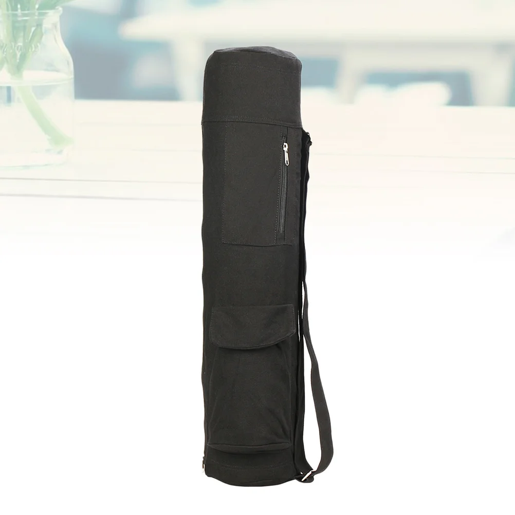 Yoga Bag Large Capacity Breathable Sling For Exercise Fitness Kettle Design Water Bottle Holder Phone Pocket Three Compartment