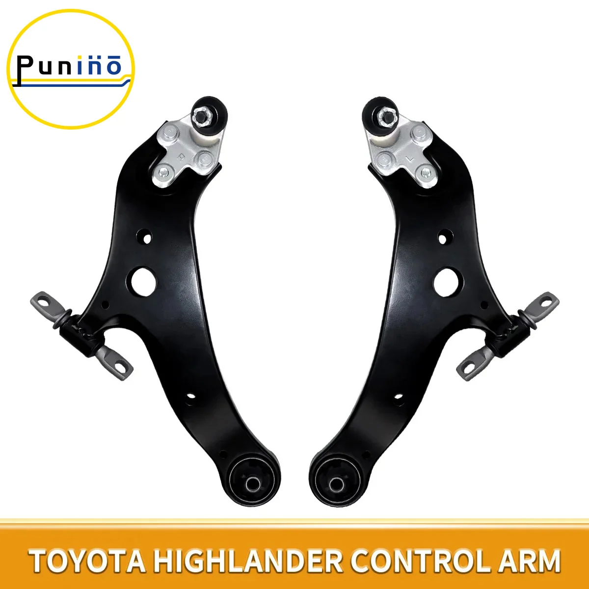 Punino 2pcs Front Lower Control Arm Ball Joint Set for Toyota Highlander Lexus RX350 2008 2009 2010 2011 2012 2013 2015 - 2020