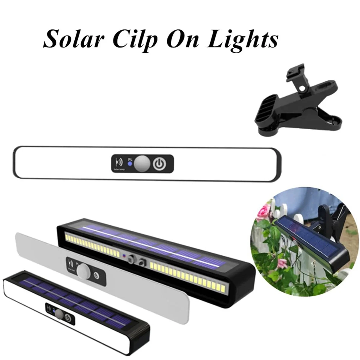 Y31A مشبك قوي LED أضواء الجدار الشمسية IP65 مقاوم للماء مستشعر حركة خارجي ضوء الشارع مصباح Forgarden سياج جدار فانوس