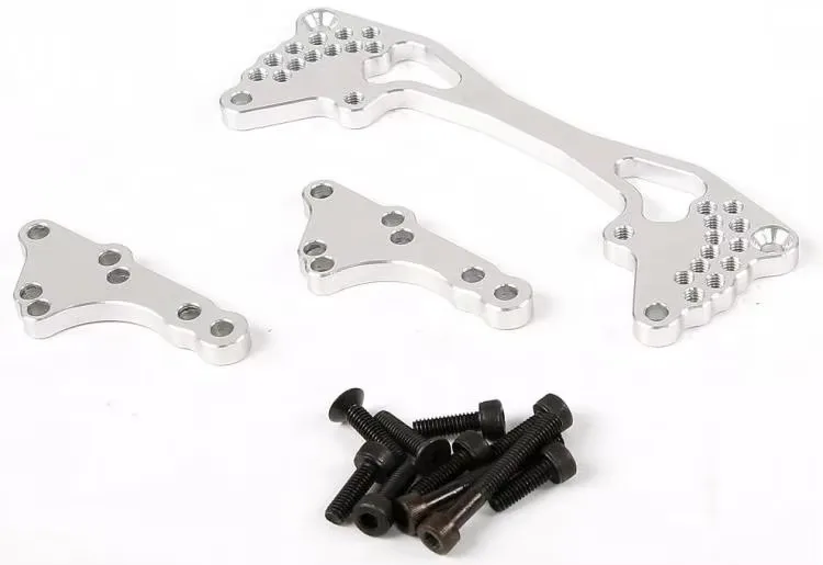 CNC-bewerking Verstelbare aluminiumlegering Materiaal Achterschokdemperbalken Past op 1/5 ROFUN HPI BAJA 5B 5T 5SC