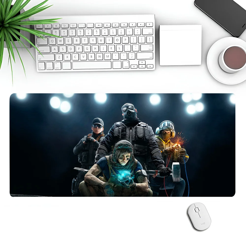 R6 Rainbow Six Siege Non-slip Mouse Pad Suitable For Office Computers Laptops E-sports Game Desk Mats XXL Keyboard