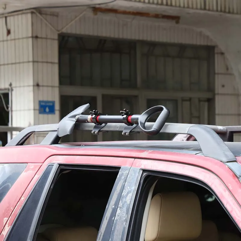 

Carbon Steel Black Car Roof Rack Engineering Shovel Bracket For Land Rover Freelander 2 2007-2015 Car Accessories