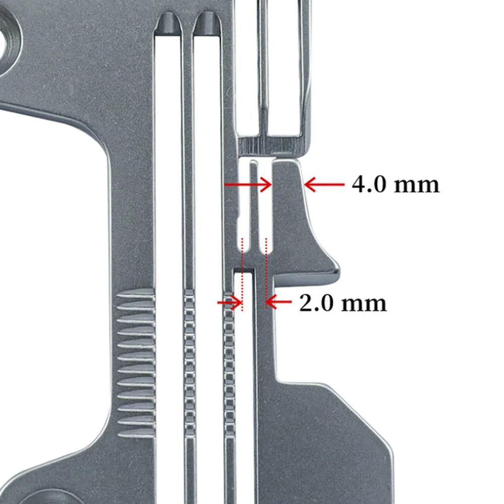 277505R40 صفيحة الإبرة مناسبة لماكينات الخياطة الأوفرلوك بـ 4 خيوط Pegasus EX5214، Siruba 988، JUKI MO-6800، Jack JK-798، C3، C4