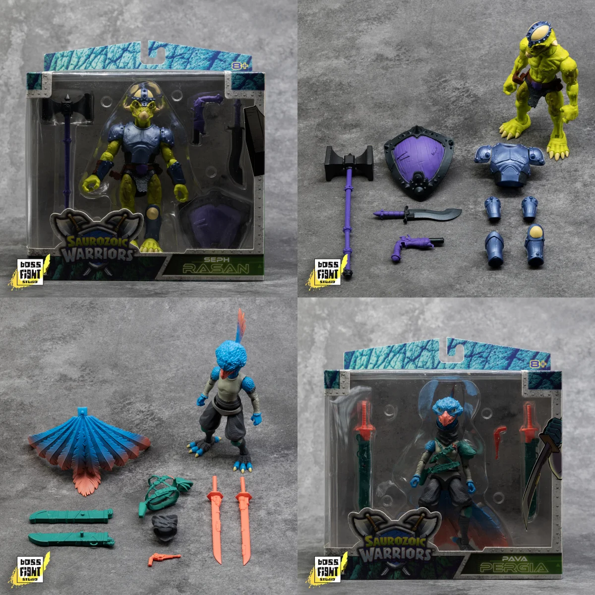 

В наличии BFS Dino Warriors Wave 2 - Фигурки Pachycephalosaurus, Ankylosaurus, Triceratops 6 дюймов