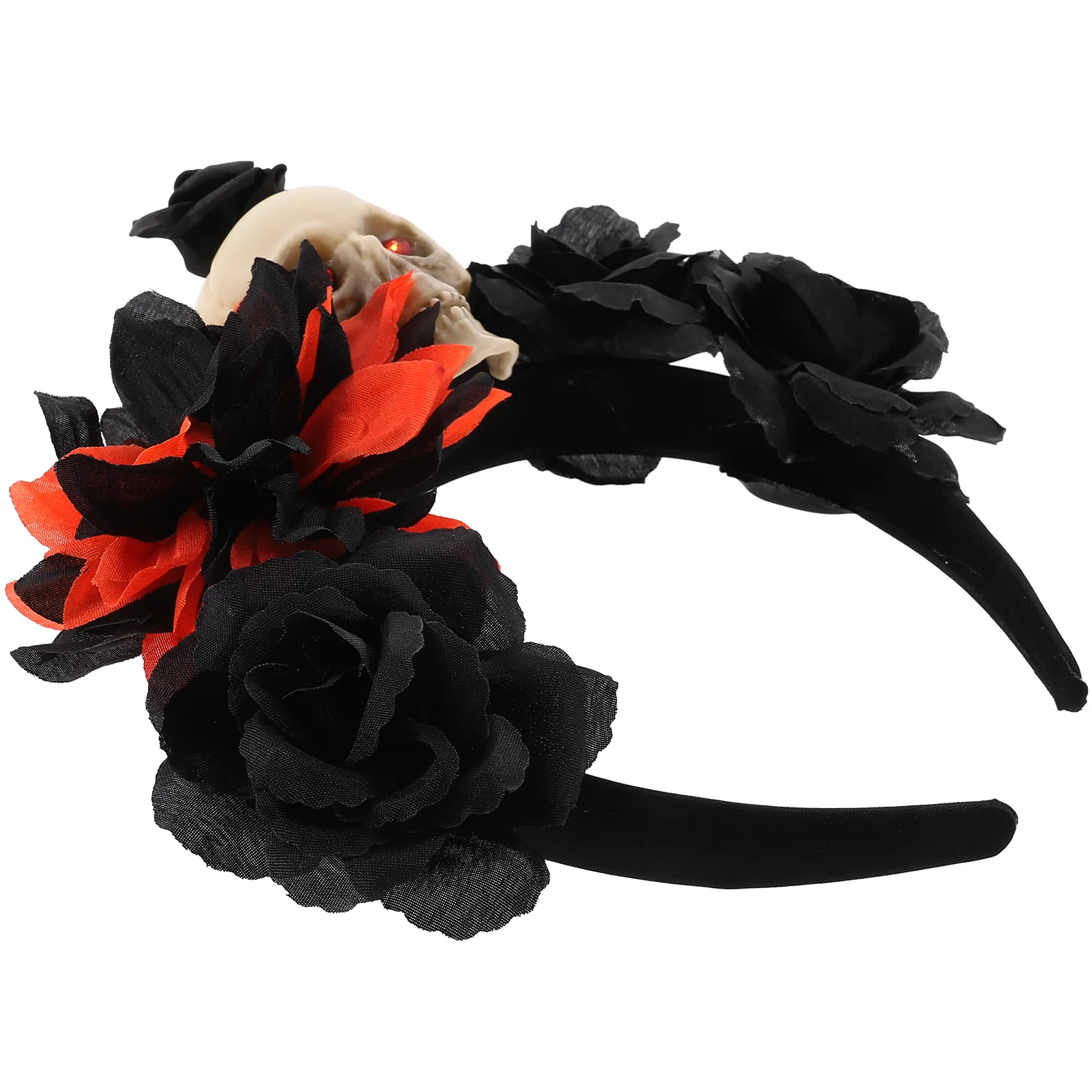

Skull Hair Accessories Novel Style Headb for Halloween Party Costume Makeup Decor Supplies Plastic Cloth Material