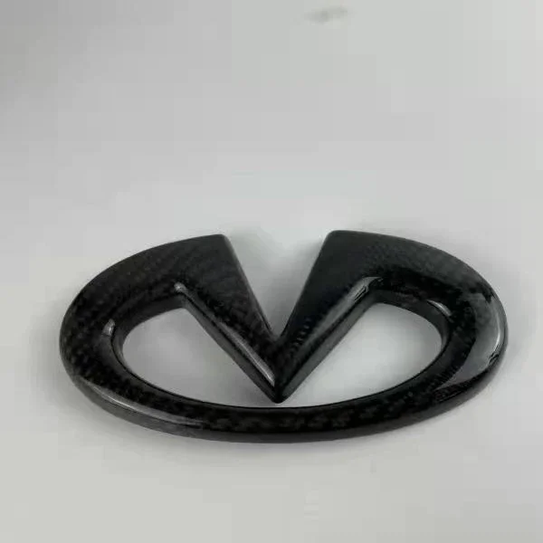 High Quality  Auto Parts Carbon Fiber Rear Trunk Logo For Q50