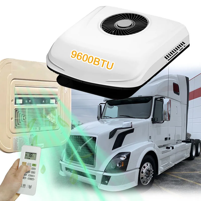 

12 /120 Volt Air Conditioning System Truck Accessories Small AC Unit For RV And Truck Air Conditioner And Heater
