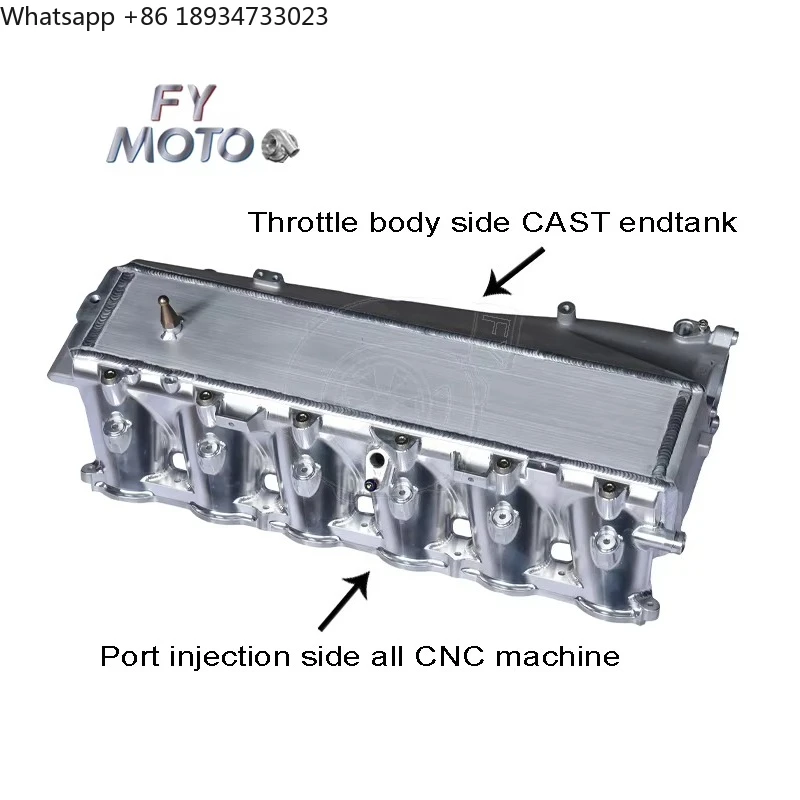 Silver Cast INTAKE MANIFOLD for BMW F22 M240I F30 340I 440I 16-19 HALF CNC with Core&accessories