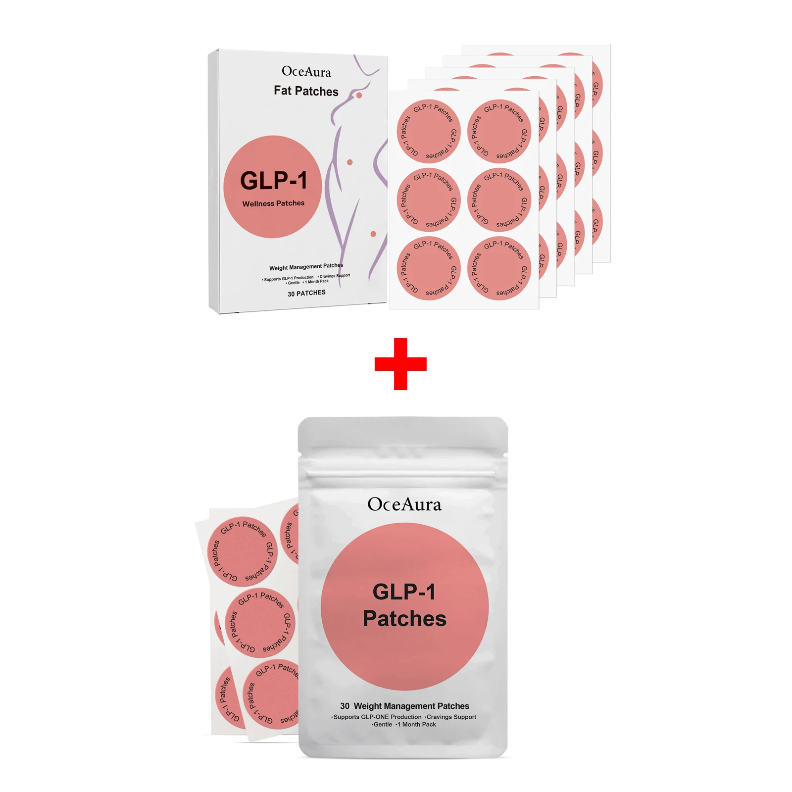 GLP 1 Weight Loss Patches Improve Saggy Skin Collagen Enhancer Prevent Fat Accumulation Slim Waist Firming Body Care Stickers view 5