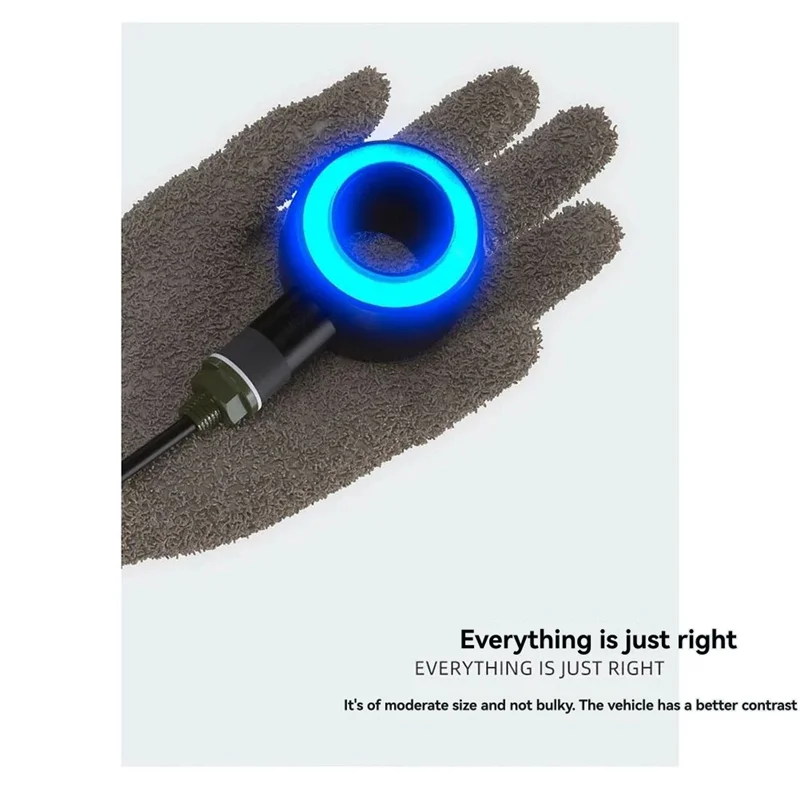 

НОВЫЙ светодиодный указатель поворота для мотоцикла, 12 В, электрическое автомобильное освещение, 300, высокая яркость, вспышка Jinji, синий цвет