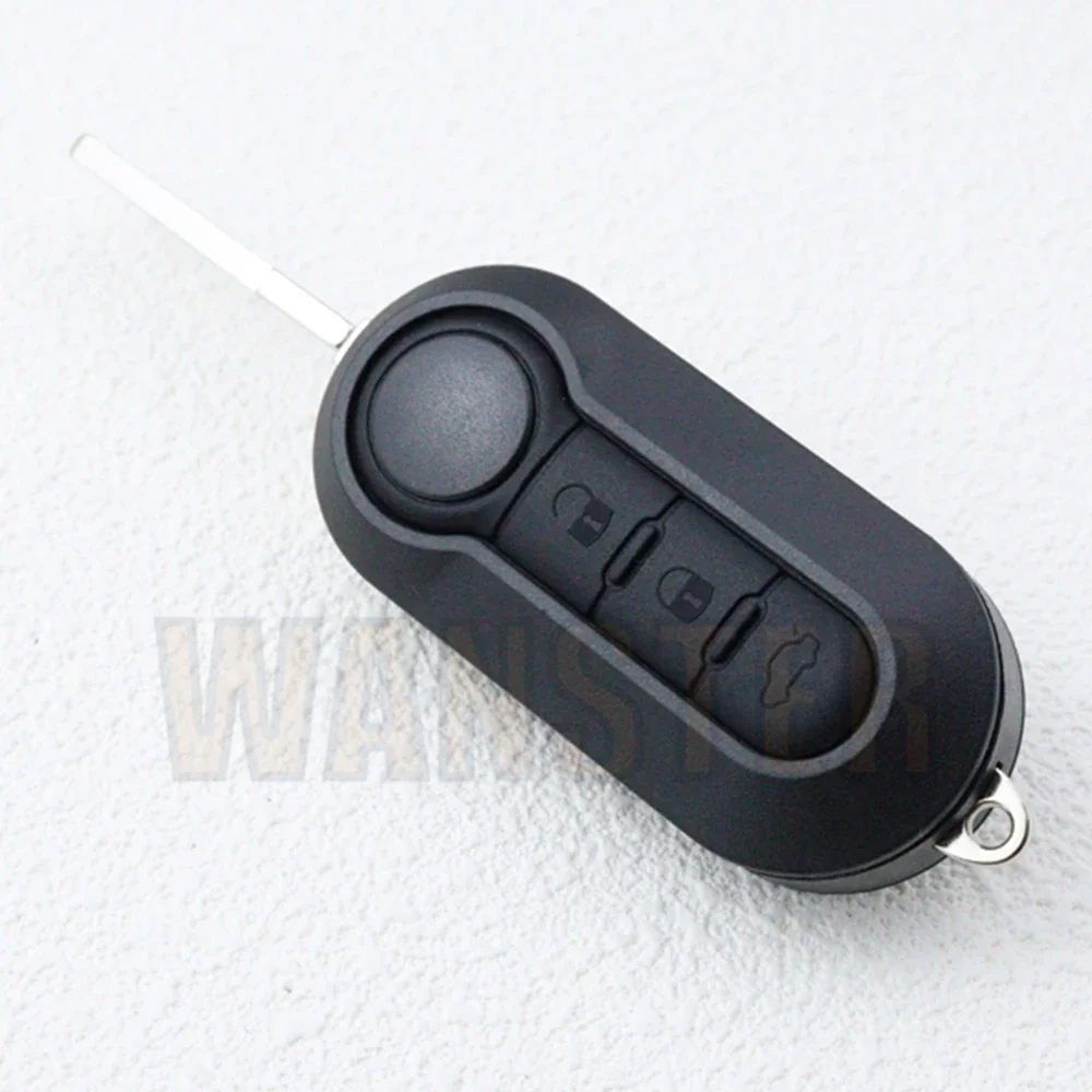 Original Car Key Shell Housing for FIAT 500 Panda Punto Bravo Ducato Stilo Remote Auto Key Case Fob SIP22 Blade Flip Folding