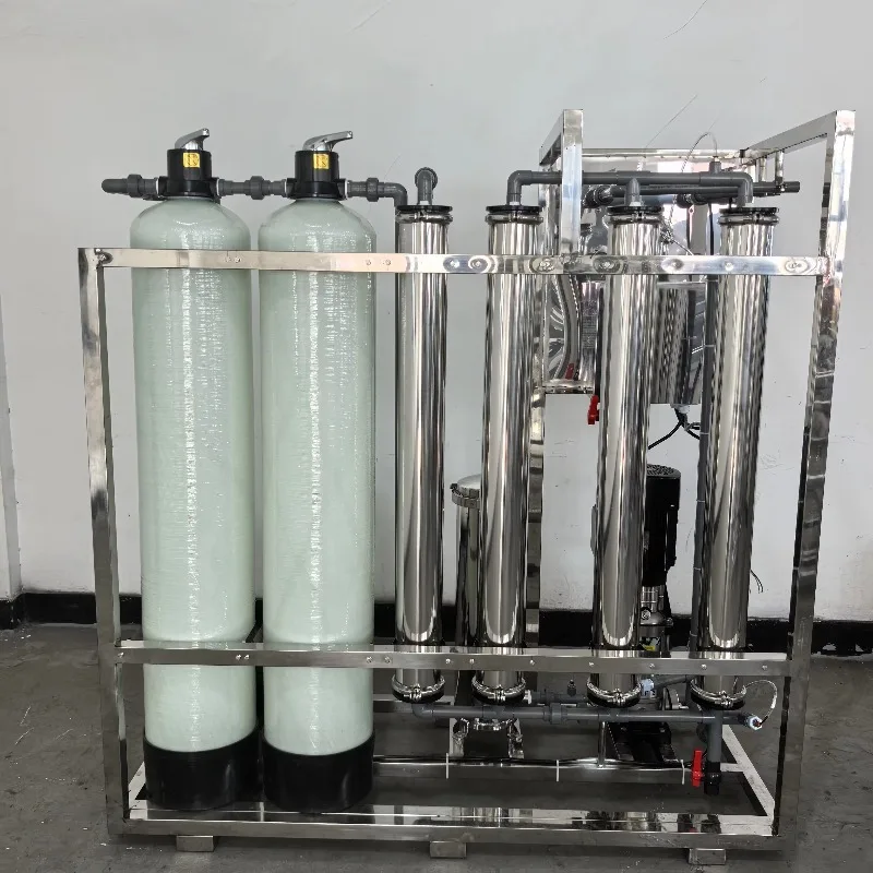 業務用ステンレス製逆浸透膜浄水器フィルターシステム圧力容器モーター500L/時 220V/380V 1