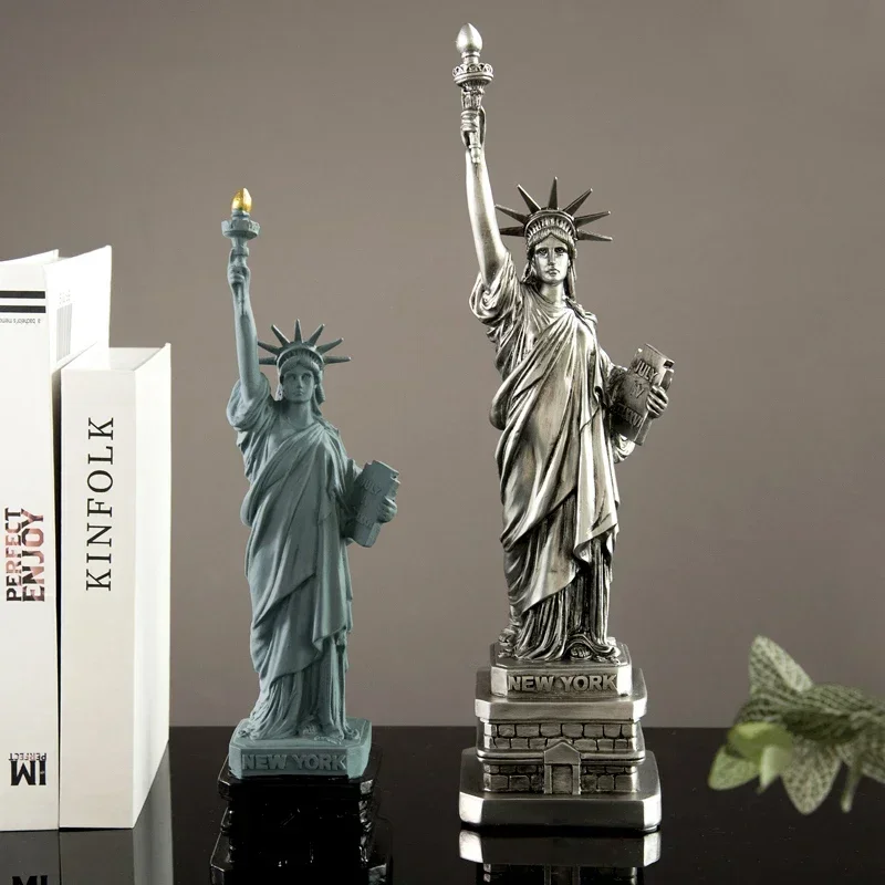 Statue of liberty USA living room, figure, resin statue decoration office desk trinket tourist souvenir gift