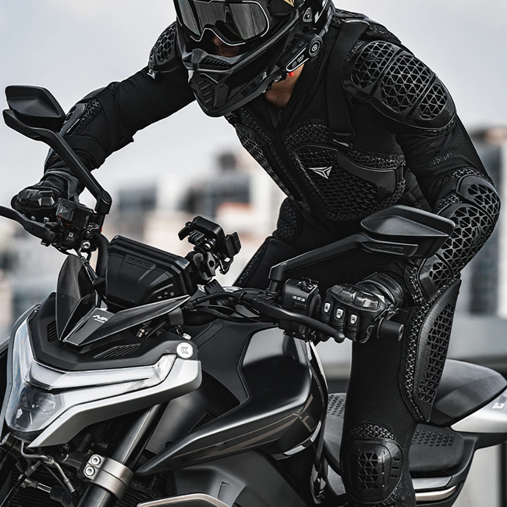 Herren-Motorrad-Körperpanzerung, Anti-Fall, Motocross-Rennbekleidung, Schutz, Motorrad-Rüstung, verschleißfeste Ganzjahres-Reitausrüstung