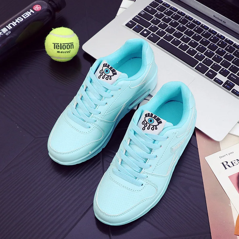 Fashion Air Wedge Platform Sneakers Women Korean Lace-up Casual Sports Shoes for Women's Size 34-44 Non Slip Travel Flats