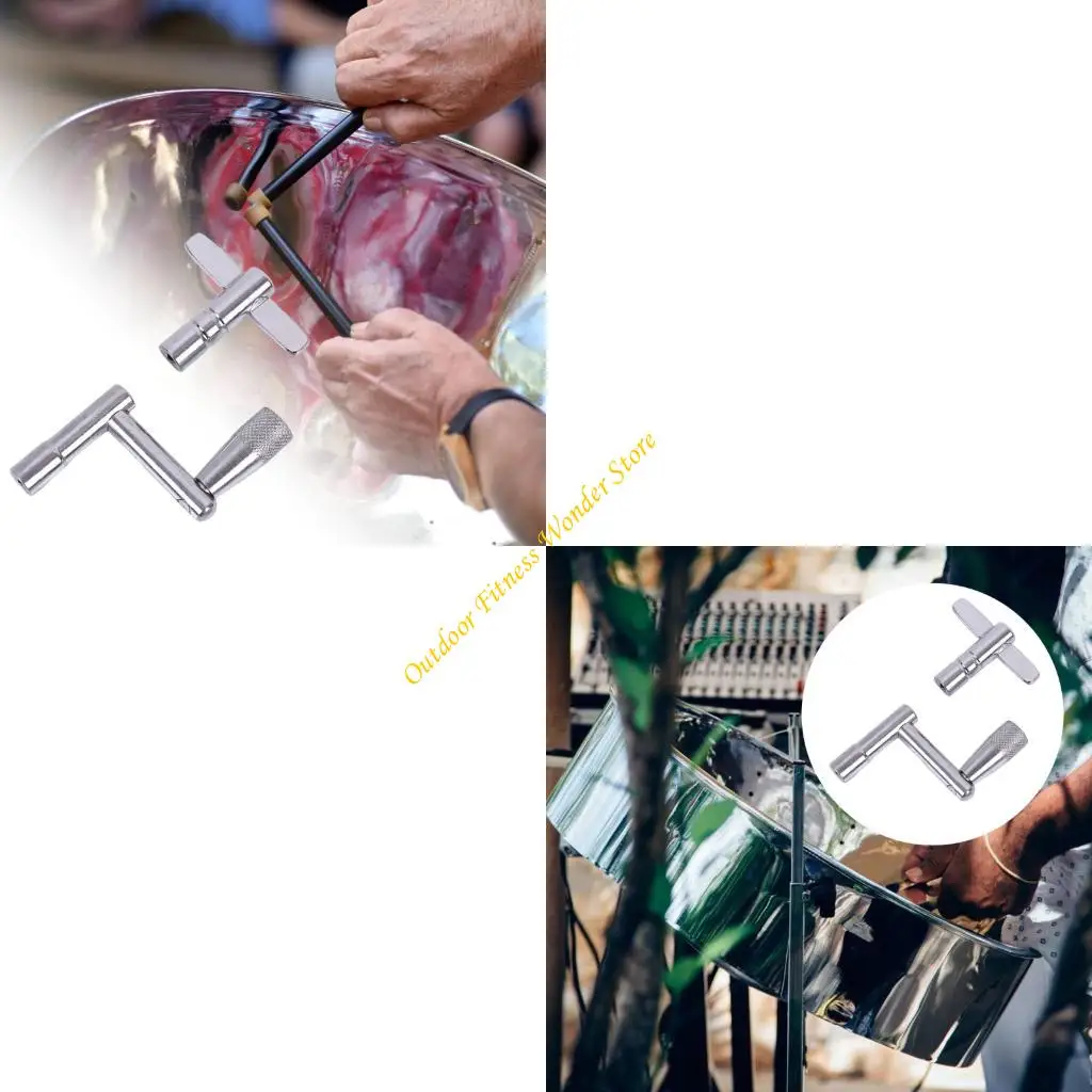 E8BF Premium Metal Drum Locking Tool Z T Light Weight Transability مقبض مضاد للملحقات الطبل والعروض الحية