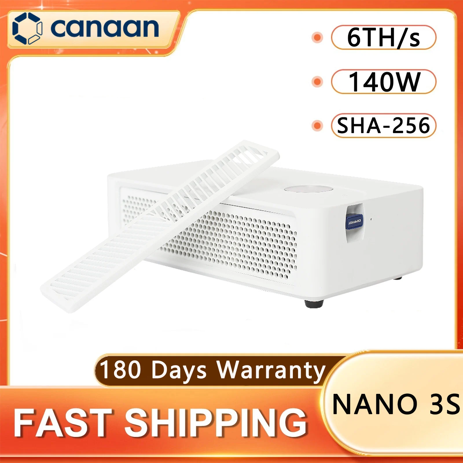 

Майнер Canaan Avalon Nano 3S 6TH/s для Bitcoin, 140 Вт, ASIC-майнер, тихий, для домашнего майнинга BTC, Avalon BTC Miner, 110-220В, быстрая доставка