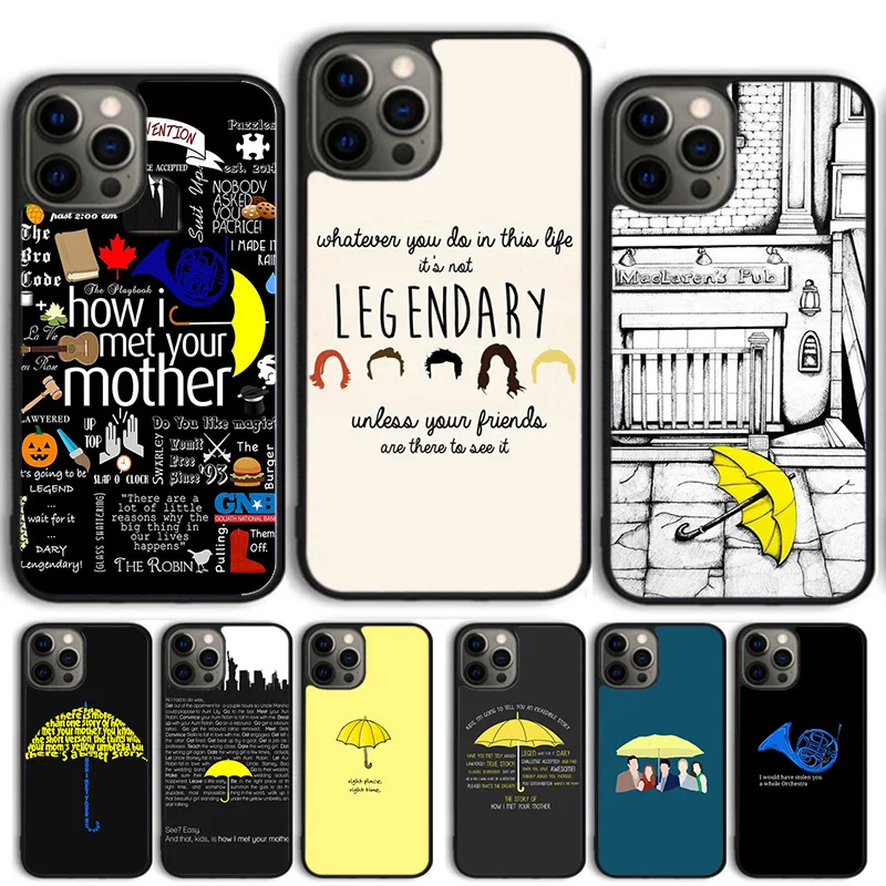 how i met your mother himym Phone Case Cover For iPhone 15 16 14 13 12 Pro Max mini 11 Pro Max XS XR Plus Coque Shell