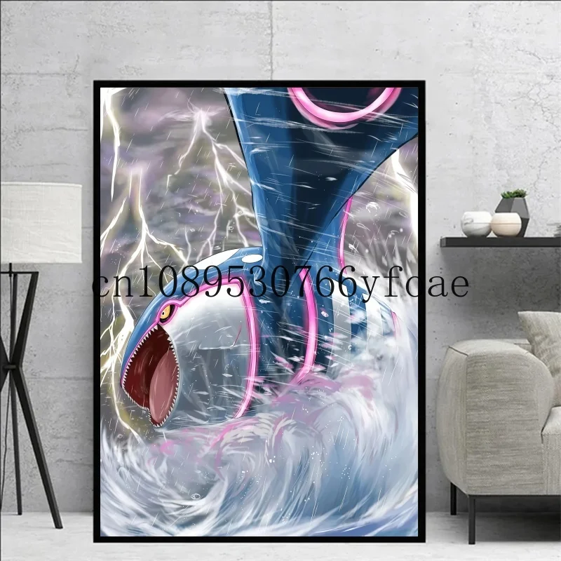 

Classic Anime Pokemon Poster Wall Art Colorful Aesthetics Charizard Family Bedroom Wall Decor Canvas Painting Best Kids Gifts