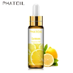 Phatoil 레몬 과일 향 오일, 에센셜 오일, 스위트 오렌지, 체리, 딸기, 망고, 코코넛, 리치, 무화과, 키위, 구아바 오일, 10ml