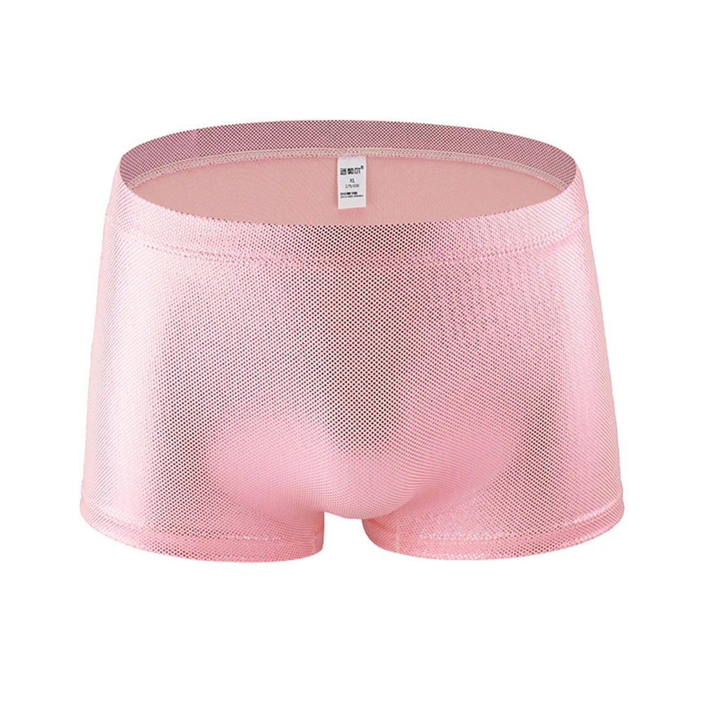 Men Shorts U Convex Pouch Panties Elastic Briefs Sexy Underwear High Stretch Panties Shiny Clubwear Erotic Knickers