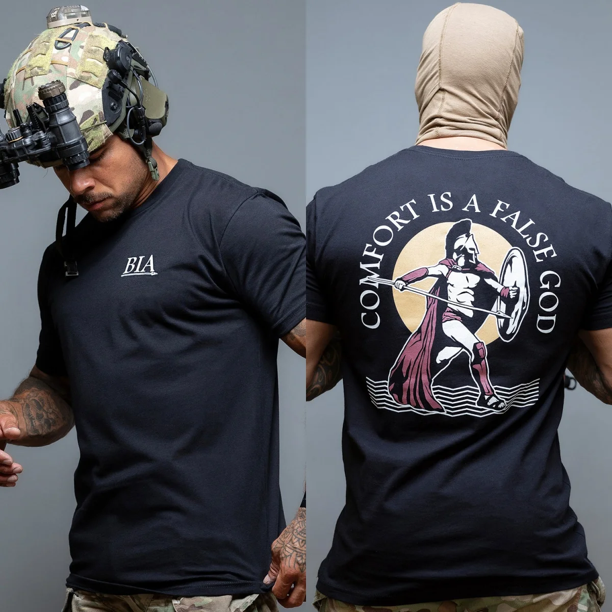 2026 New Brothers in Arms Comfort Is A False God - Tactical T-shirt - Brothers in Arms
