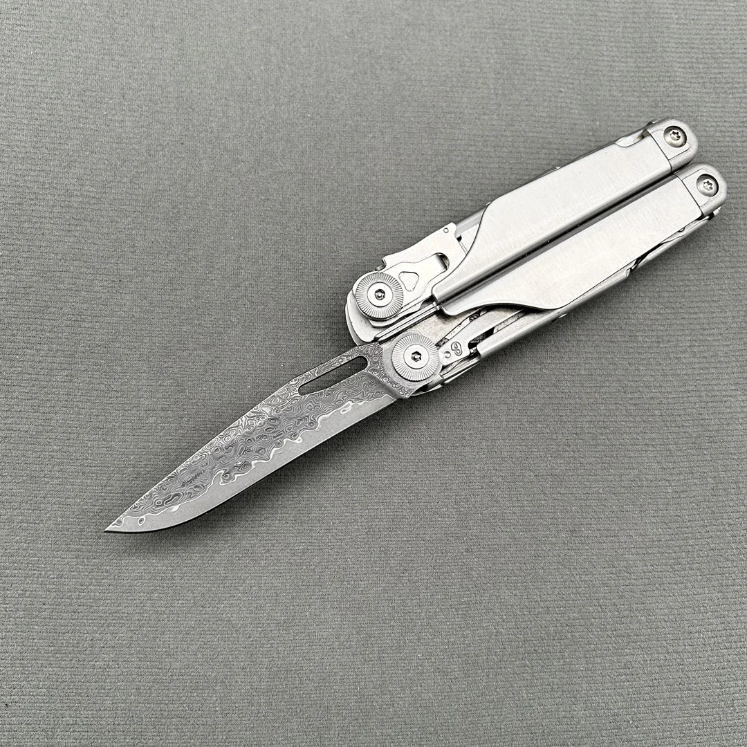 Accessories For Leatherman SURGE VG10 Damascus steel replacement parts Pliers modification part Original size Multifunctional