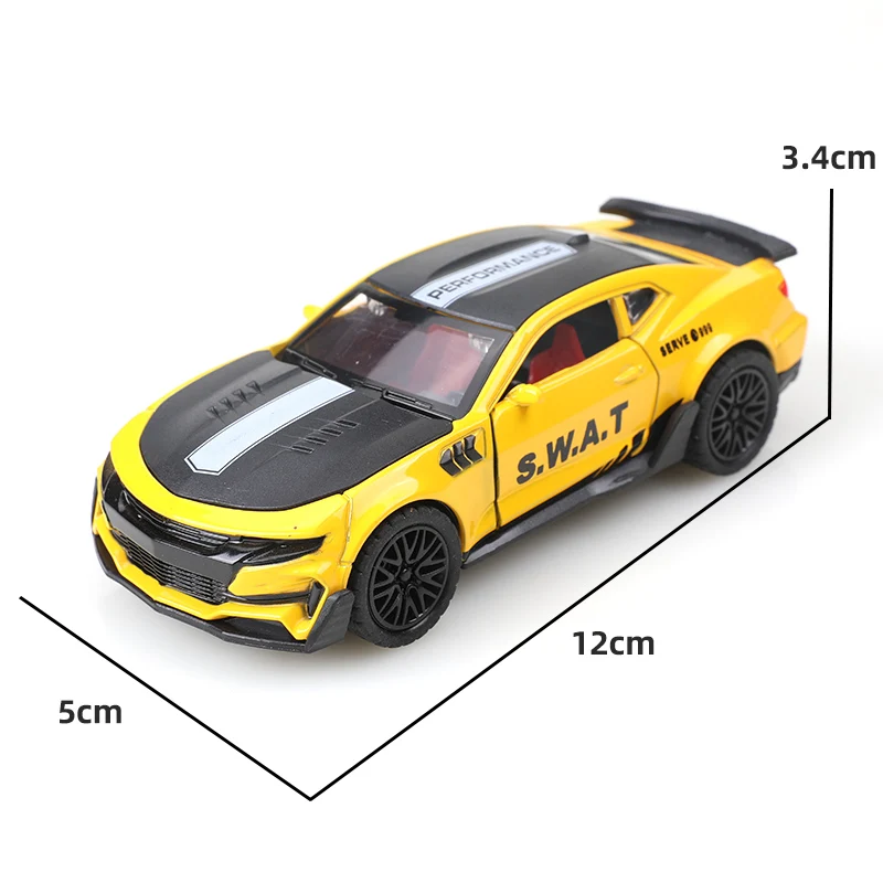 (insaccato) 1/36 Modello di auto in lega Simulazione Auto Veicolo Tirare indietro Ornamenti per auto Collezione di giocattoli per bambini