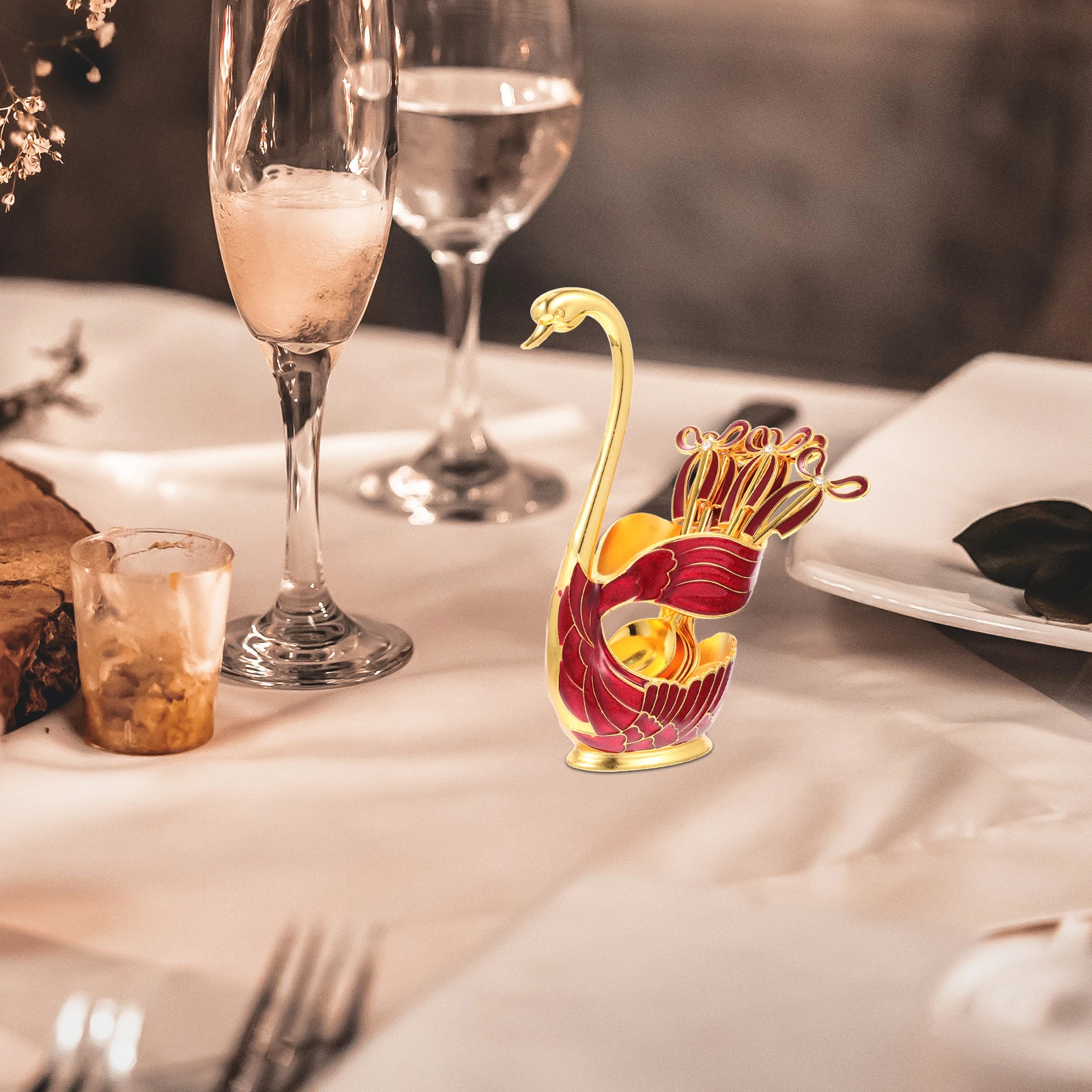 

Dessert Spoon Coffee Scoop Holder Alloy Teaspoons Mini Kitchen Teaspoons Forks Coffee Scoop Kitchen Spoons Gadgets Storage