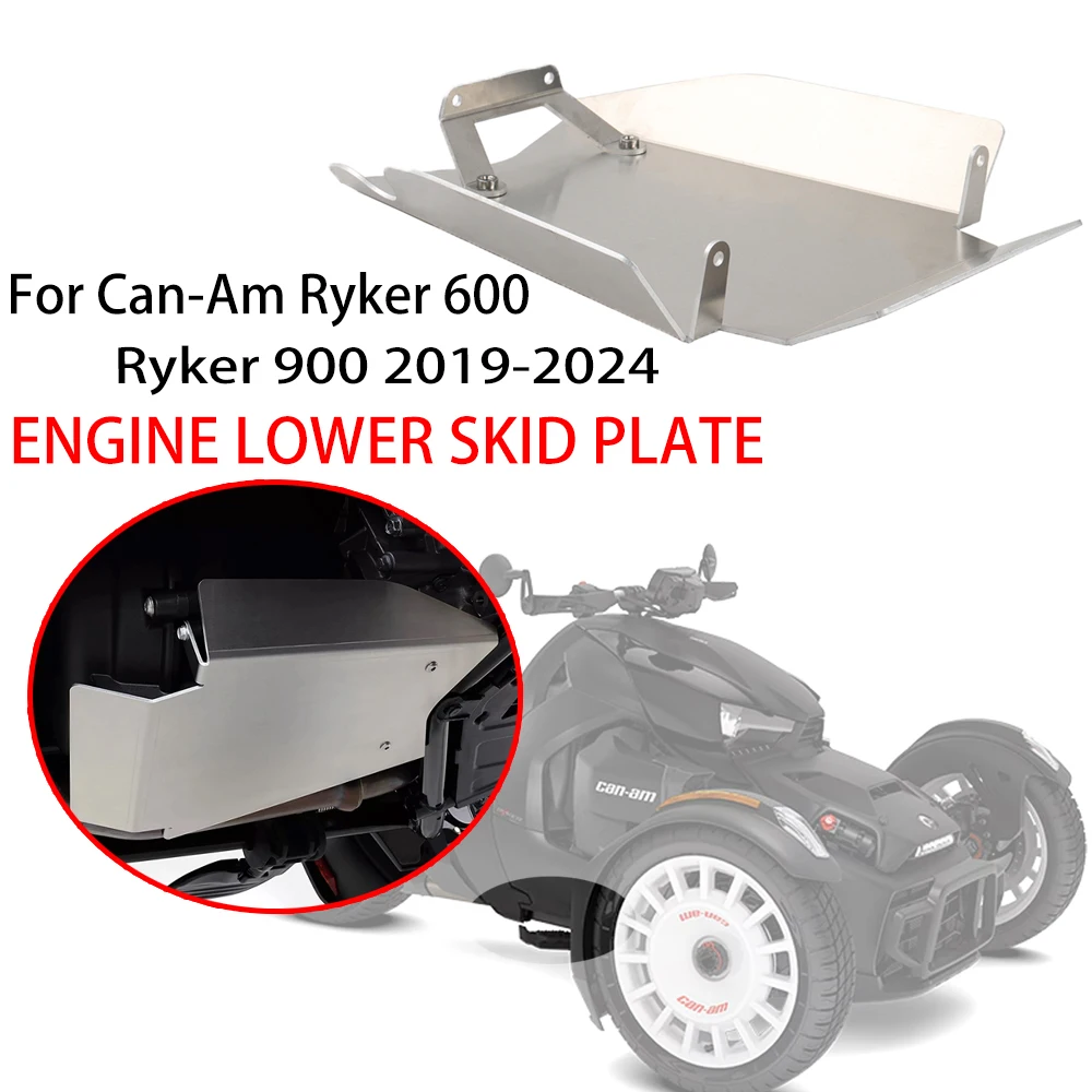 

Lower Engine Base Chassis Guard Skid Plate Belly Pan Protector For Can-Am Ryker 600/Ryker 900 2019-2024 Guard Cover Protector