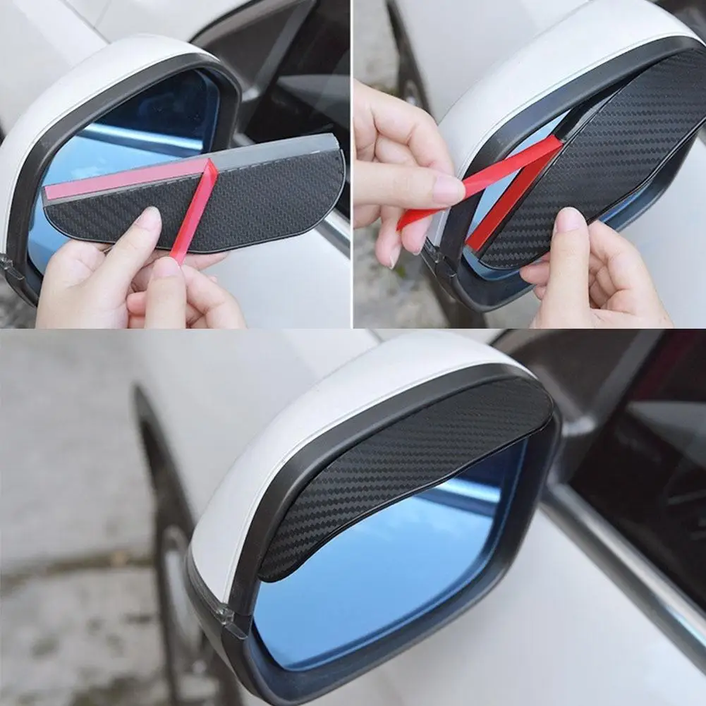 

2 шт. зеркало заднего вида для бровей от дождя, автомобильное зеркало заднего вида, дождевик для бровей, защита от дождя, зеркало заднего вида, антибликовое универсальное перегородка