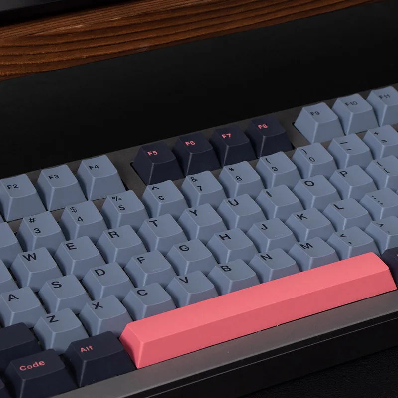 Keycaps personalizados para teclado mecânico, gmk 8008 colorway, perfil de cereja, abs doubleshot, 173 pces, incluindo o kit iso