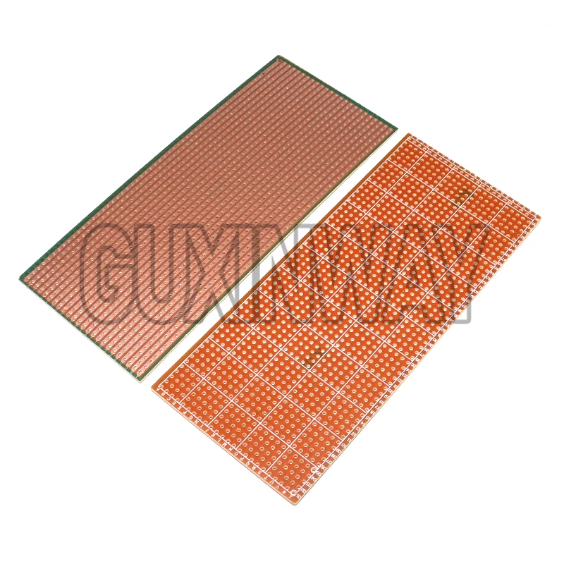 Прототип печатной платы, односторонняя печатная плата, макетная плата 6,5x14,5 см, универсальные экспериментальные матричные печатные платы «сделай сам» для Arduino