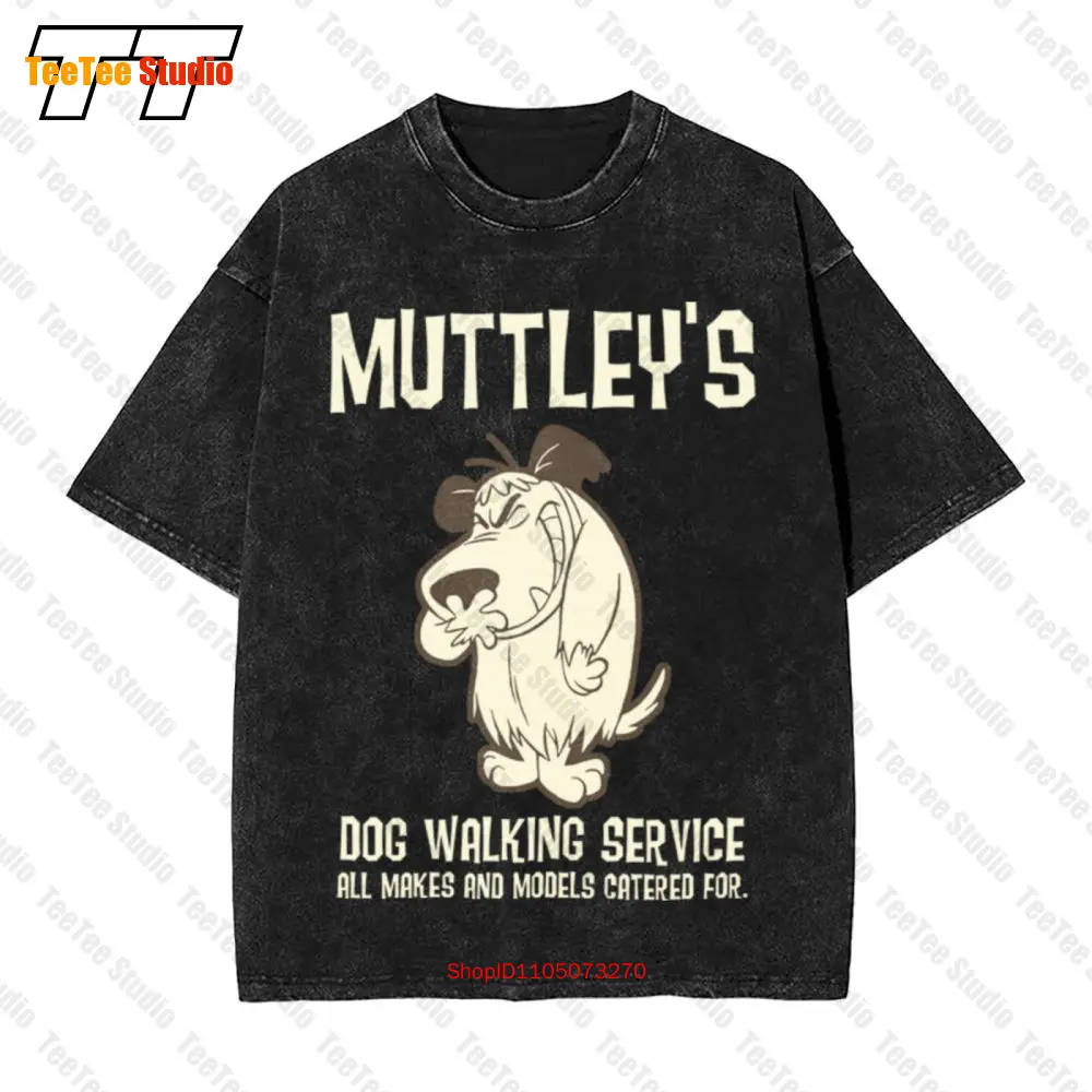 Muttley Dog Walking Service Wacky Races Vintage Oversized T-Shirt 9XH4