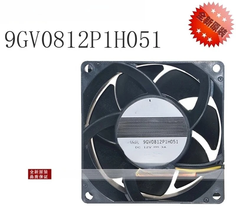 

For Delta 9GV0812P1H051 80mm 12V DC High Speed Industrial Cooling Fan Cabinet Vent Fan (WYH001)