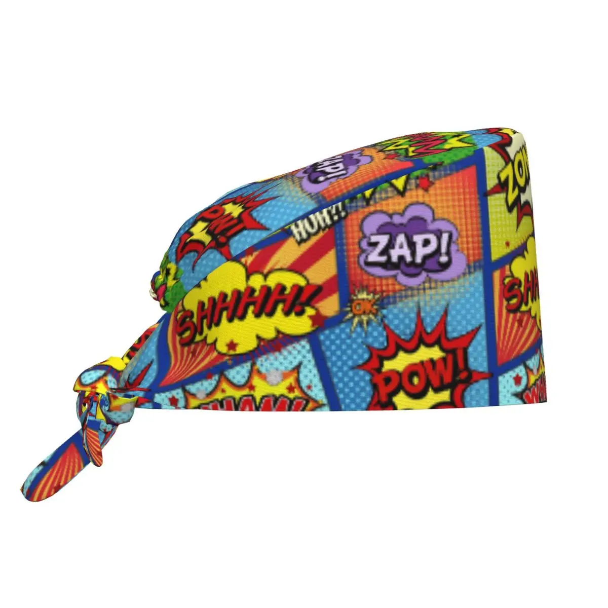 

Custom Superhero Cartoon Anime Movie Cleaning Working Cap Cool Unisex Scrub Cap Surgicals Hat Nurse Scrubs Hat For Dentist