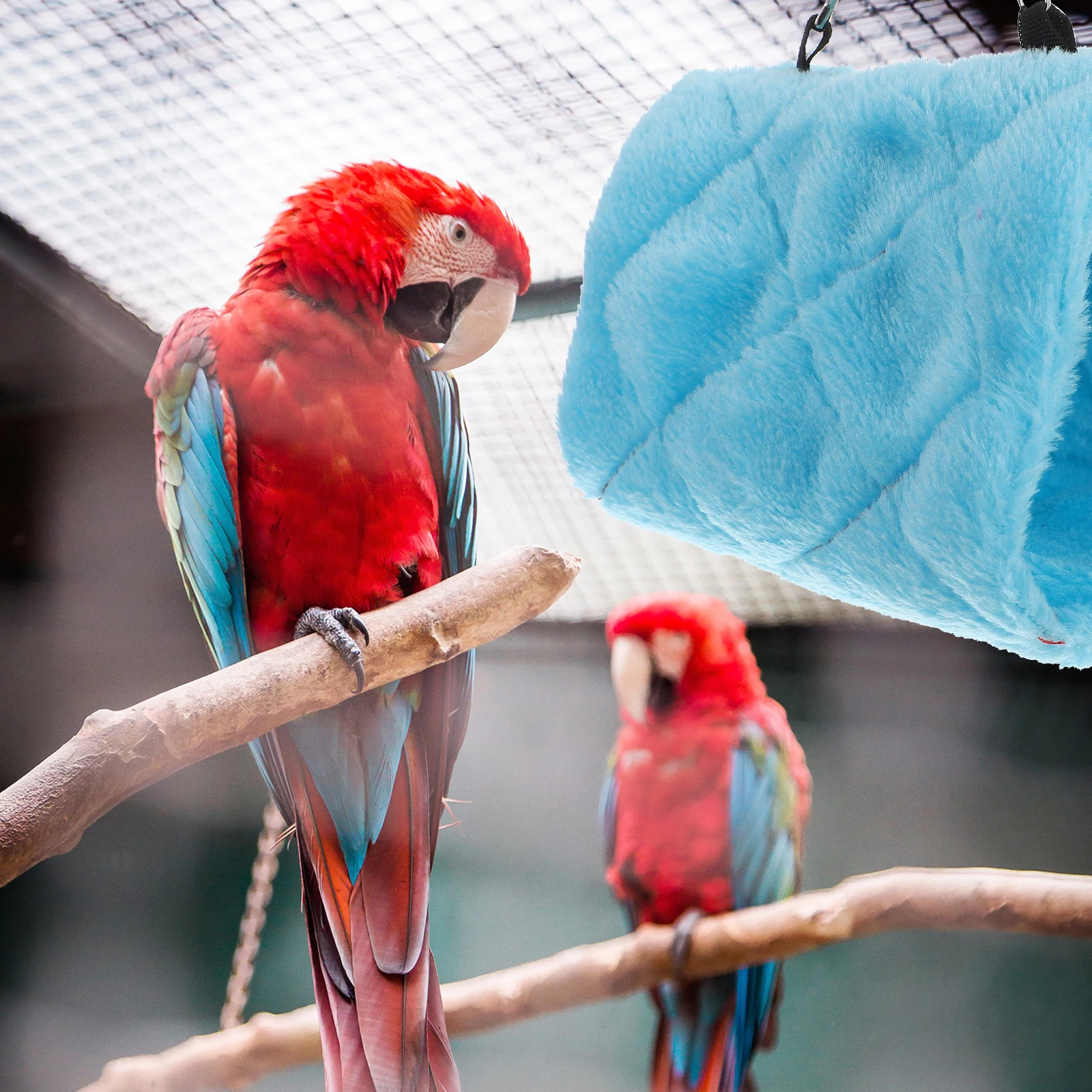 

Comfortable Parrot Hammock Bird Sleeping Bed Hanging Nest Warm Keeping Shelter Easy Install Cage Pet Supply Long Life