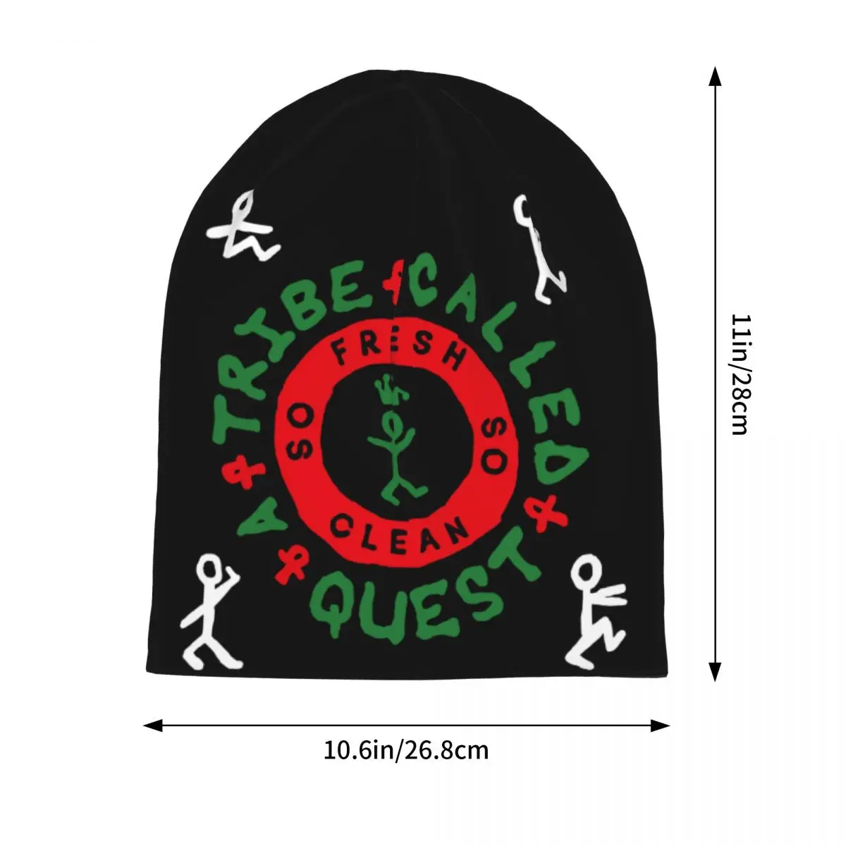 A TRIBE CALLED QUEST RAP HIP HOP Beanies Pullover Cap Comfortable Bonnet Hats Knit Hat Unisex Spring Warm Head Wrap Caps