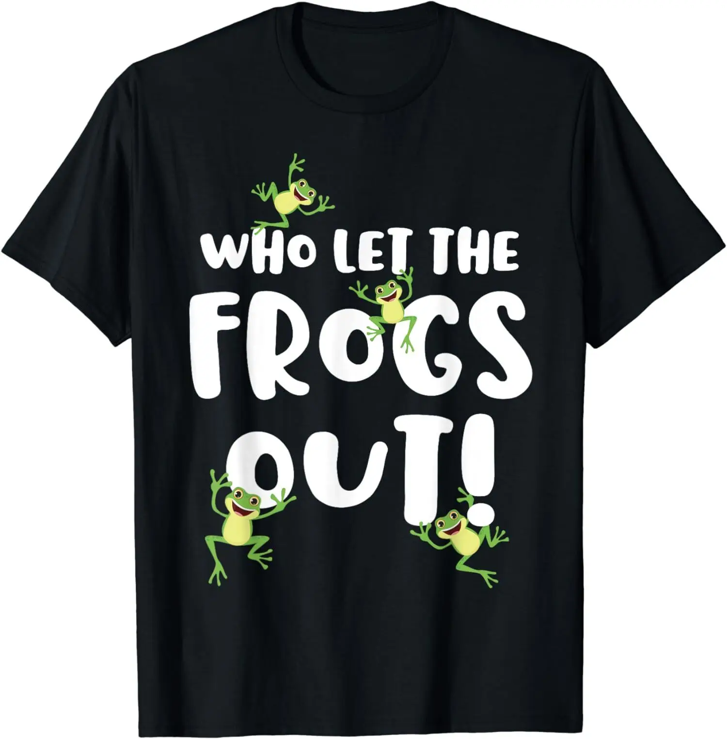 Funny Passover Who Let the Frogs Out Jewish Family Unisex T-Shirt, S - 5XL