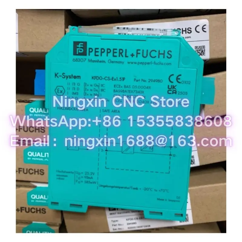 New original KFD0-CS-Ex1.54 KFD0-CS-Ex2.54 KFD0-CS-EX1.51P KFD0-CS-Ex2.51P KFD2-VR2-Ex1.50M KFD2-VR-Ex1.18 safety barrier