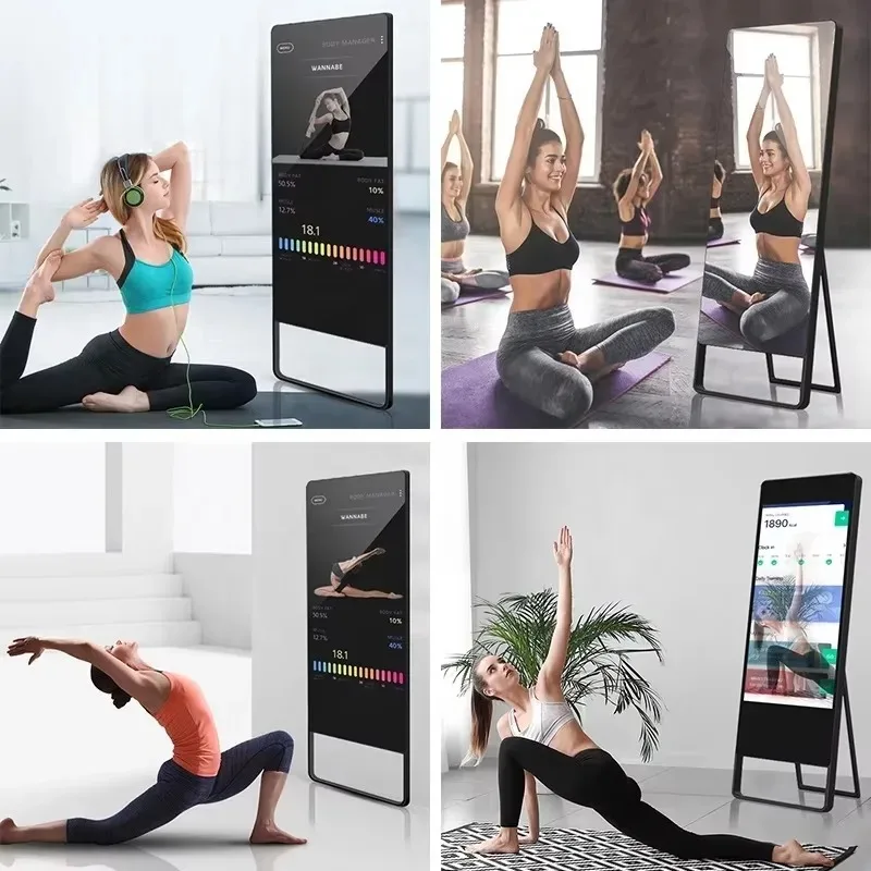 [Best-selling] Wifi Smart Virtual Fitting Mirror Workout Fitness Smart Mirror Fitness Mirror