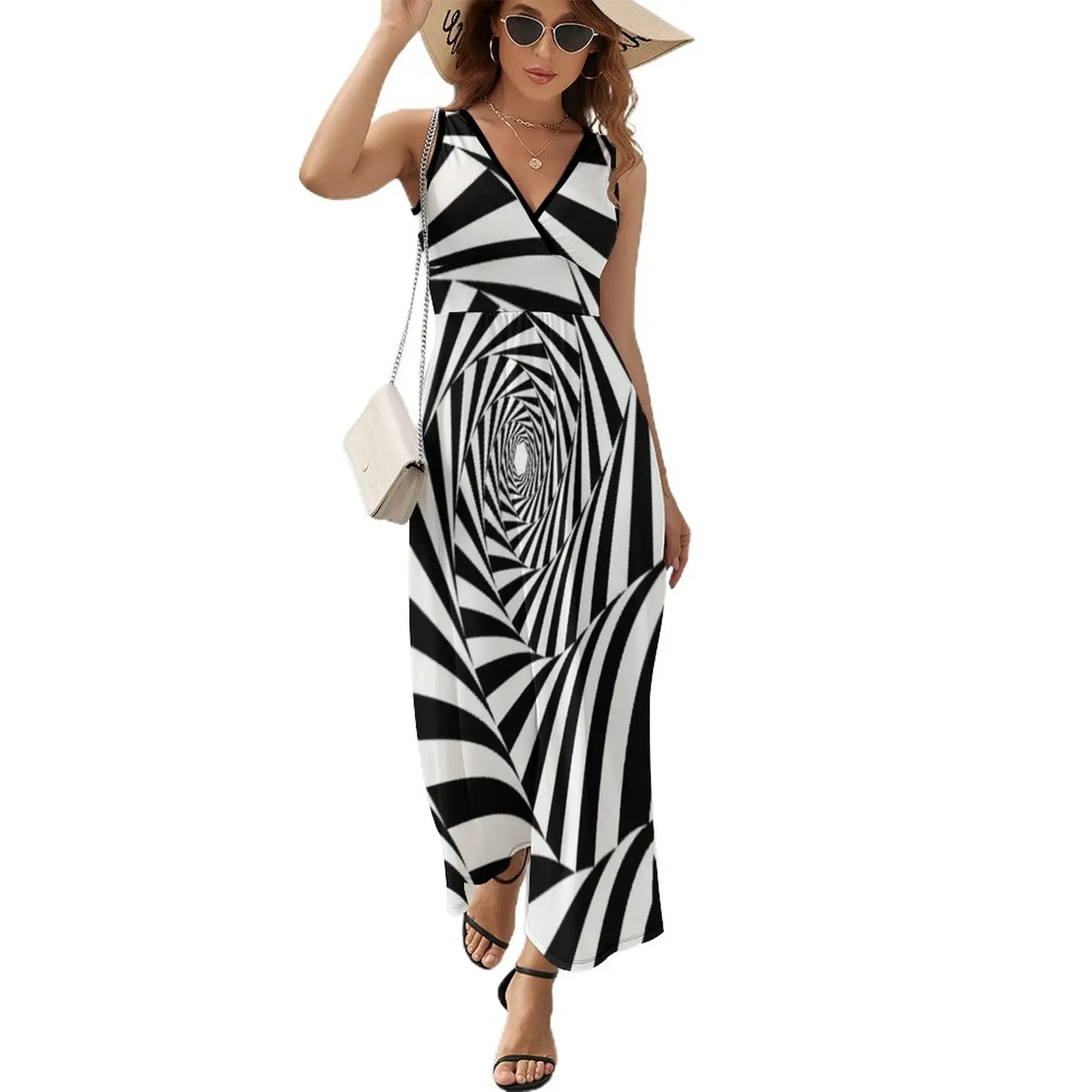 

The Swinging Sixties Sleeveless Dress women long dresses clothing women summer 2024 clothes