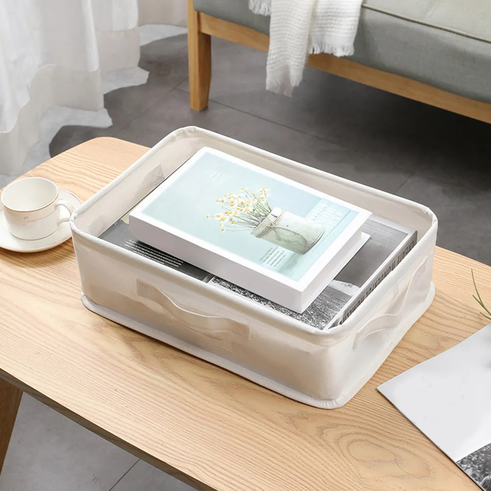 High Quality Cloth Organizing Box with Double Handles Clothes Sorting Storage Case for Bedroom Study Room Daily Use Organizer