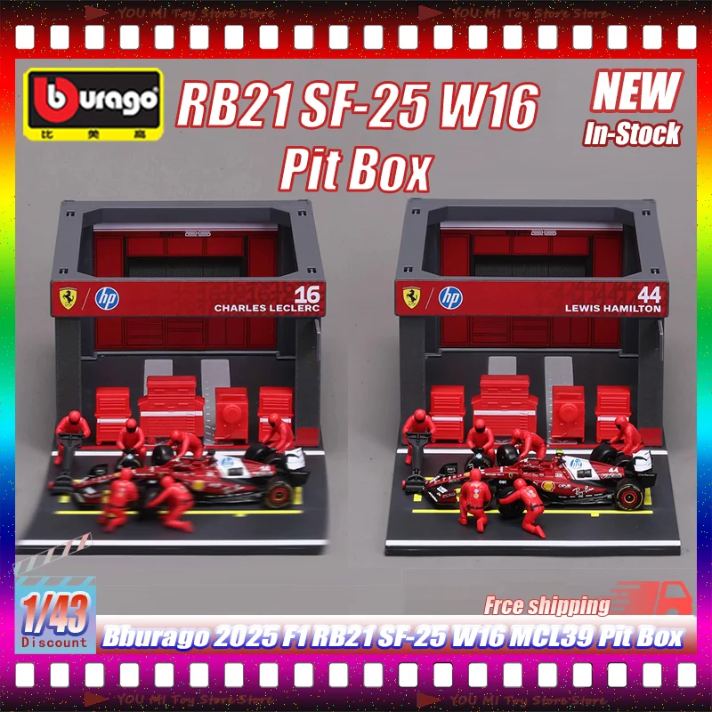 

Новый в наличии Bburago F1 1:43 Amg Benz W15 # 44 # 63 Pit Pass, 6 шт., кукла-работник по техническому обслуживанию, литая под давлением модель, игрушки для экипажа, подарок