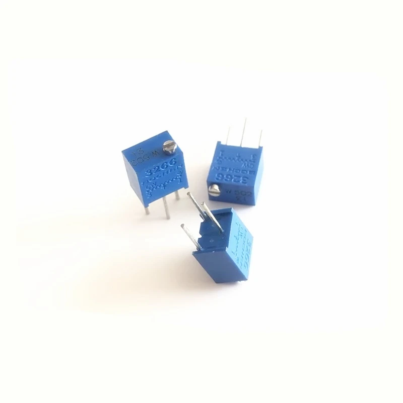 10 Stück Trimpot Trimmer Potentiometer 3266W 50 200 500 Ohm 1k 2k 5k 10k 20k 50k k k 1m Ohm 100r 200r 500r